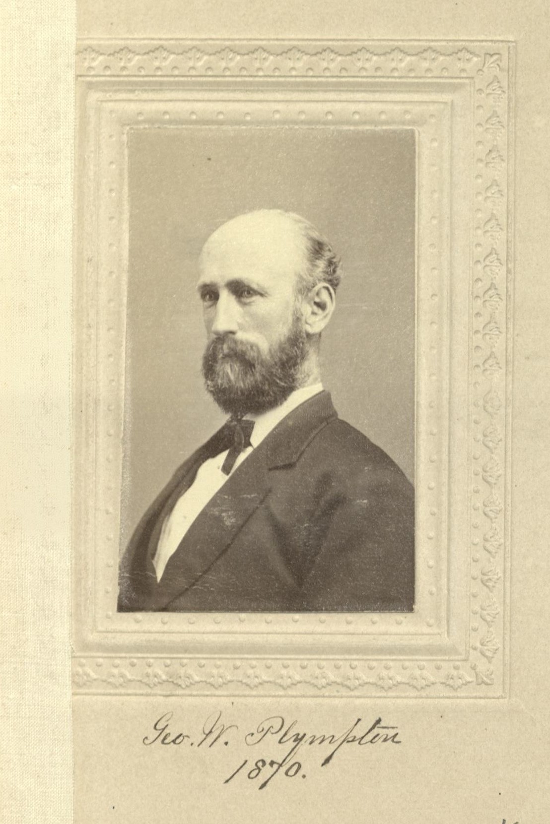 Member portrait of George W. Plympton